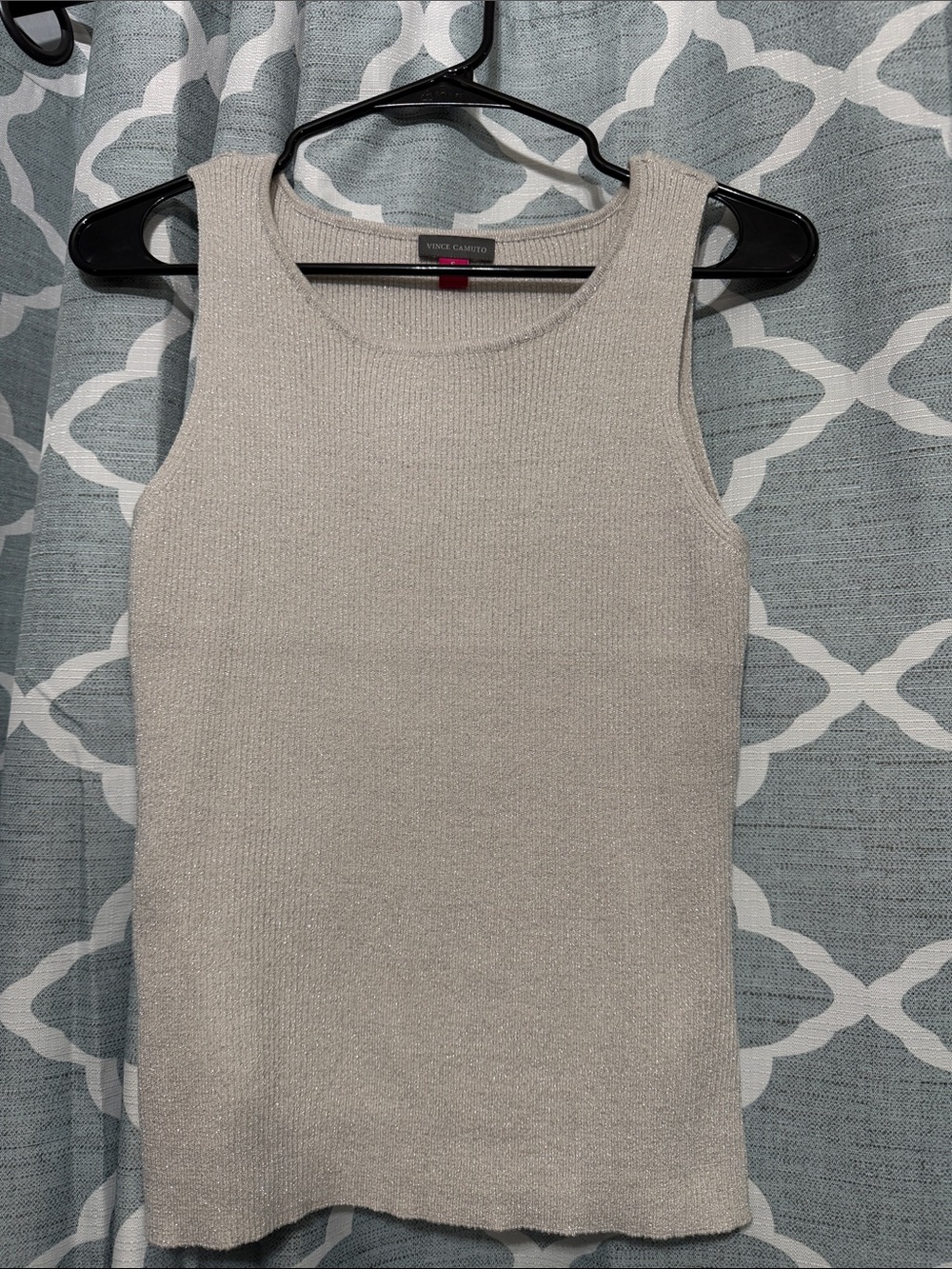 Vince Camuto Women’s Cream Knit Tank Top